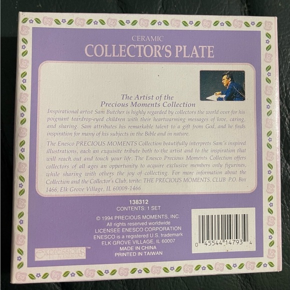 Precious Moments Decorative Plate with Friendship Design - Picture 2 of 2